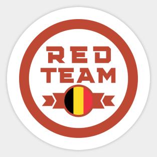 Cybersecurity Red Team Belgium Gamification Badge CTF Sticker